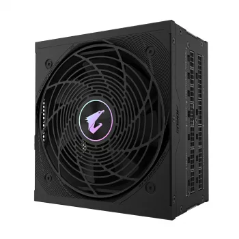 GIGABYTE AORUS ELITE P850W virtalähde – PCIe 5.0, 80 PLUS Platinum, täysmodulaarinen rakenne, 120 mm tuuletin, ATX 3.0 -yhteensopiva, EU-pistoke