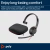 HP Poly Blackwire 5210 monauralinen USB-C-kuulokemikrofoni + 3,5 mm pistoke + USB-C/A-sovitin
