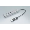 i-tec USB-C/USB-A-latausmetalli-HUB 7 porttia (3x USB-C, 4x USB-A)