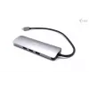 i-tec USB-C Metal Nano -telakointiasema 4K HDMI LAN Power Delivery 100 W + yleislaturi 100 W