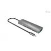 i-tec USB-C Metal Nano -telakointiasema 4K HDMI LAN Power Delivery 100 W + yleislaturi 100 W