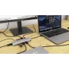 i-tec USB-C Metal Nano -telakointiasema 4K HDMI LAN Power Delivery 100 W + yleislaturi 100 W