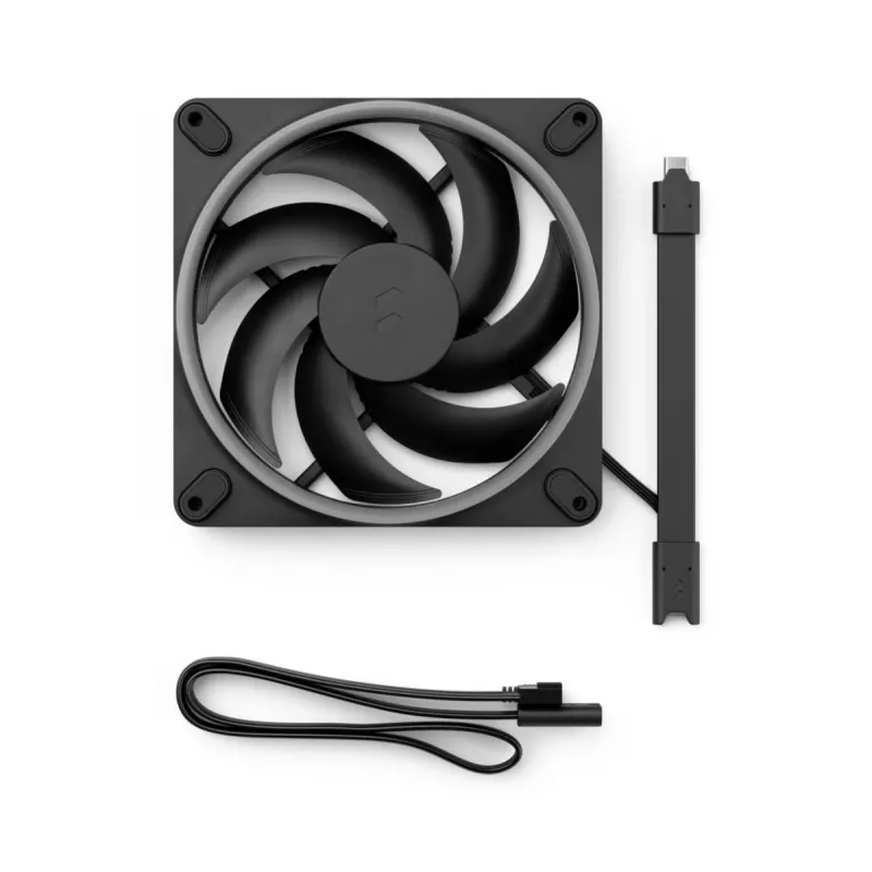 FRACTAL DESIGN tuuletin Momentum 14 RGB, musta