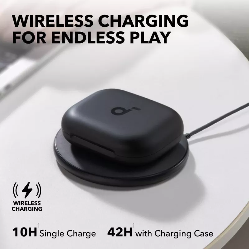 ANKER nappikuulokkeet - Soundcore Aerofit 2 - musta