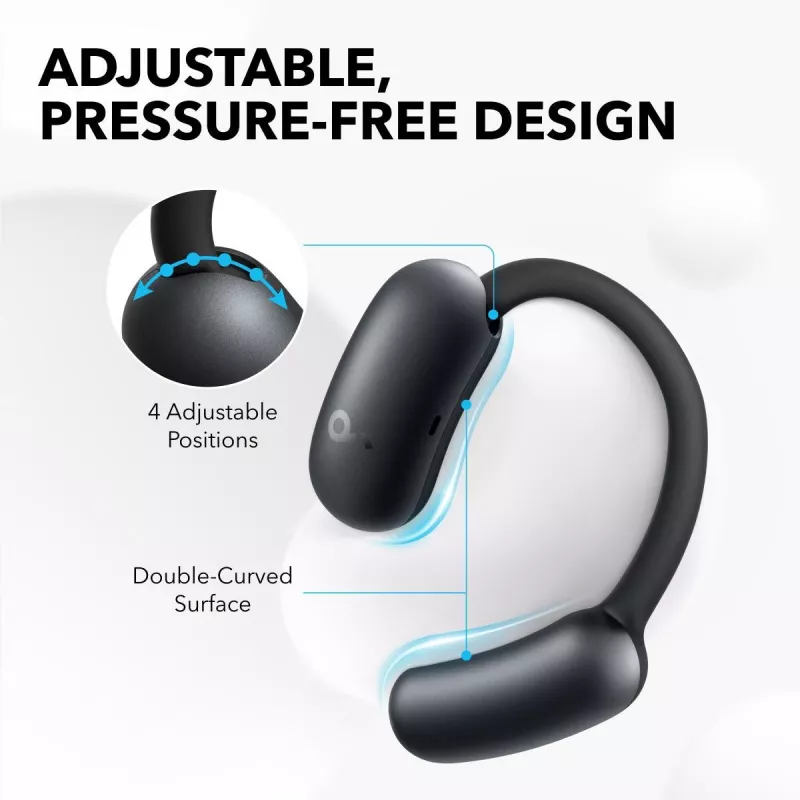 ANKER nappikuulokkeet - Soundcore Aerofit 2 - musta