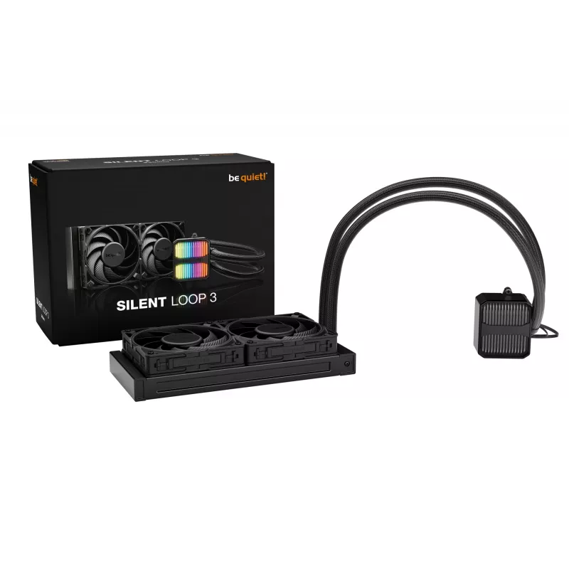 be quiet! Silent Loop 3 240 mm prosessorin AIO-nestekylmä, 12 cm, musta, 1 kpl