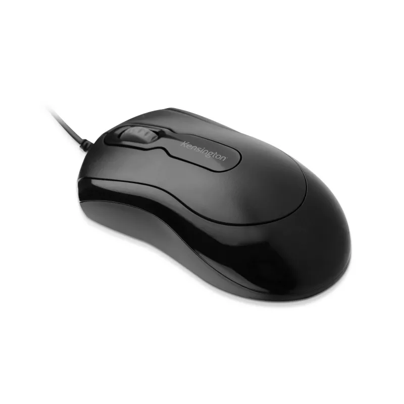 Kensington Mouse-in-a-Box EQ johdollinen hiiri, molempikätinen, optinen, USB Type-A, 1000 DPI, musta
