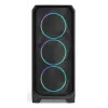 PC-kotelo Fractal Design Meshify 3 musta RGB TG Light Tint ATX