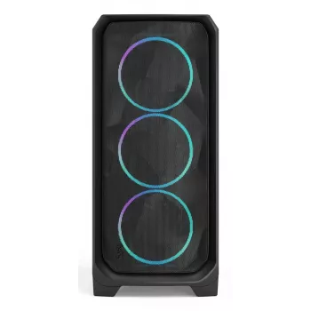 PC-kotelo Fractal Design Meshify 3 musta RGB TG Light Tint ATX