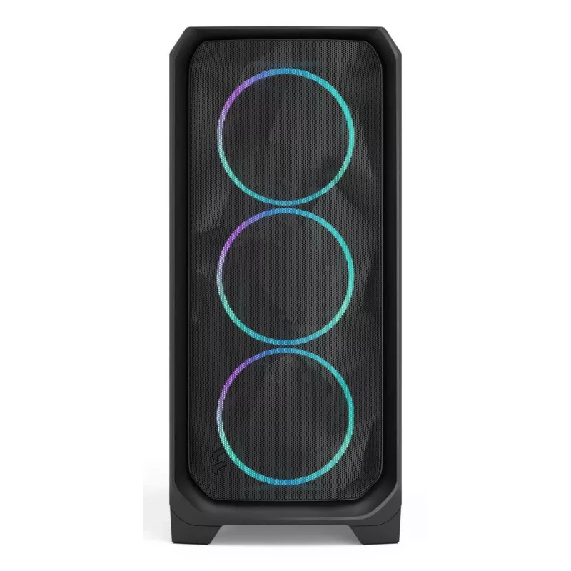 PC-kotelo Fractal Design Meshify 3 musta RGB TG Light Tint ATX