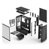 PC-kotelo Fractal Design Meshify 3 musta RGB TG Light Tint ATX