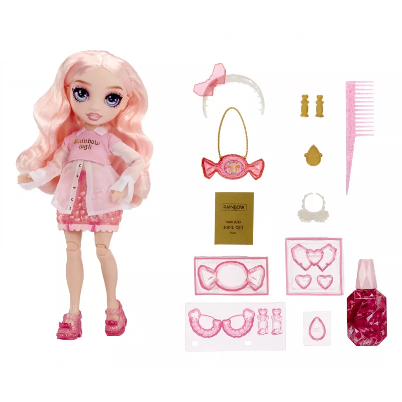 MGA Rainbow High Creative Crystals Bella-nukke 121367, 8+ vuotiaille