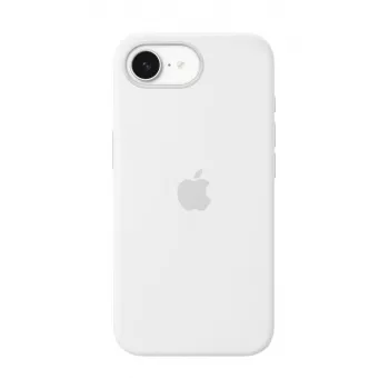 Apple silikonikuori iPhone 16e valkoinen