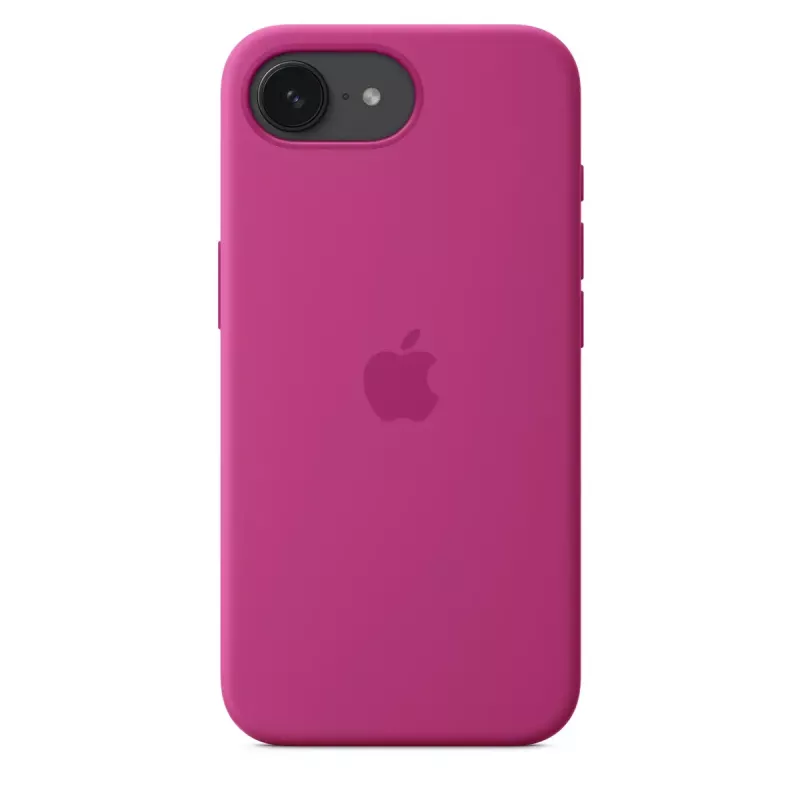 Apple silikonikuori iPhone 16e fuksia