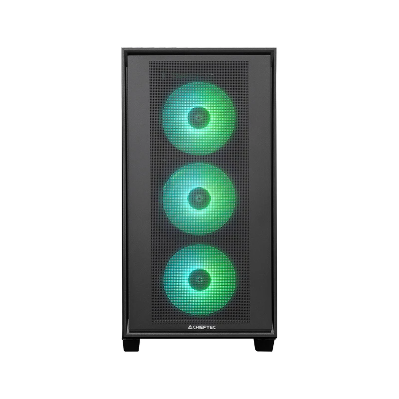 Chieftec GS-03B-OP tietokonekotelo Midi Tower musta