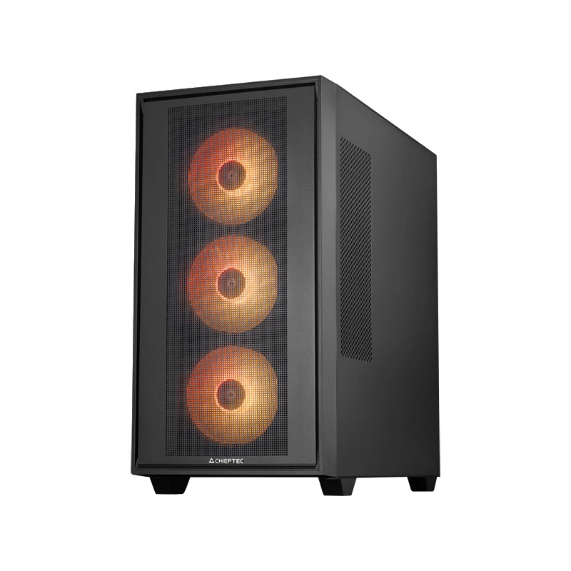 Chieftec GS-03B-OP tietokonekotelo Midi Tower musta