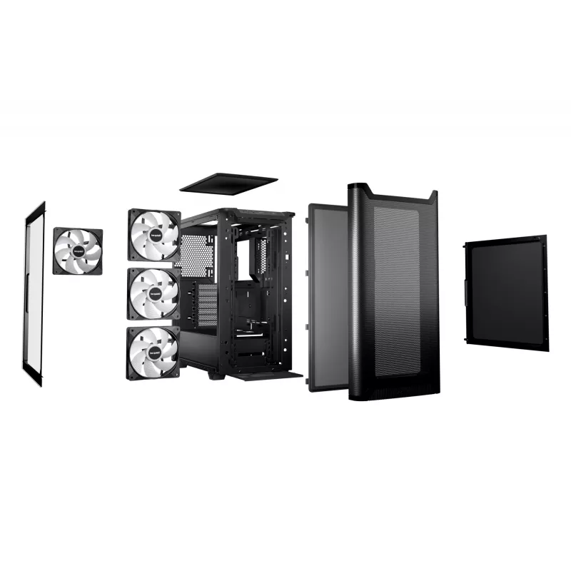Tietokonekotelo be quiet! Pure Base 501 DX musta Midi Tower