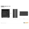 Tietokonekotelo be quiet! Pure Base 501 DX musta Midi Tower