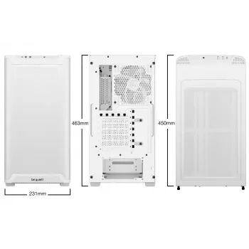 PC-kotelo be quiet! Pure Base 501 LX White Midi Tower