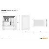 PC-kotelo be quiet! Pure Base 501 LX White Midi Tower