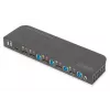 DIGITUS KVM-kytkin 4x1 DP DP/HDMI Out USB 4Kx2K 60Hz