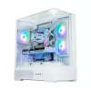 PC-kotelo Zalman P40 Prism valkoinen Midi Tower