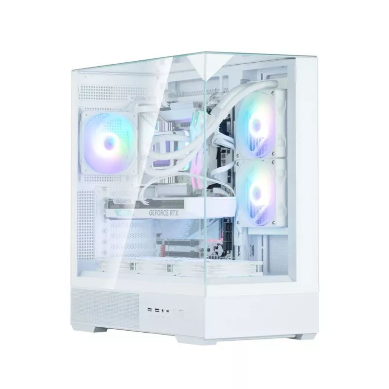 PC-kotelo Zalman P40 Prism valkoinen Midi Tower