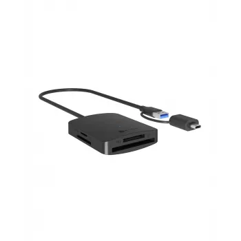ICY BOX IB-CR302-CU3 kortinlukija USB 3.2 Gen 1 (3.1 Gen 1) Type-A musta