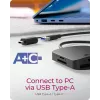 ICY BOX IB-CR302-CU3 kortinlukija USB 3.2 Gen 1 (3.1 Gen 1) Type-A musta