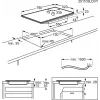 Induktioliesi Electrolux Serie 700 EIS82453, 4 aluetta 80 cm, musta lasi, Touch- & Scrollbar-ohjaus