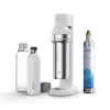 Soodavesilaite BRITA Carbonator 1046730 valkoinen — kompakti pöytähiilihapotin 2 pullolla (231×126×443 mm)