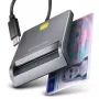 Kortinlukija Axagon CRE-SM3TC USB 2.0 Type-C harmaa SmartMedia