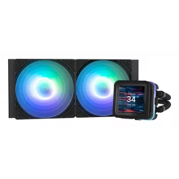 Zalman ALPHA2 DS A24 musta tietokoneen jäähdytysjärjestelmä prosessori All-in-one-nestekühler 12 cm 1 kpl