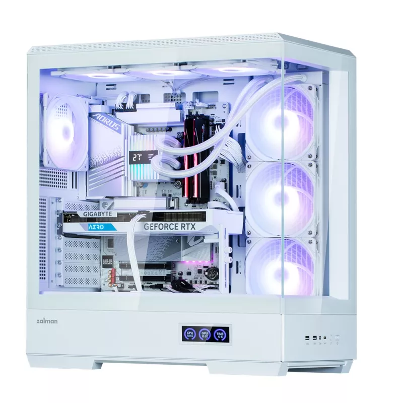 PC-kotelo Zalman P50 DS valkoinen Midi Tower