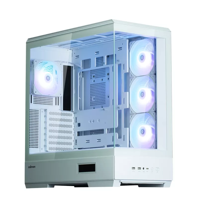 PC-kotelo Zalman P50 DS valkoinen Midi Tower