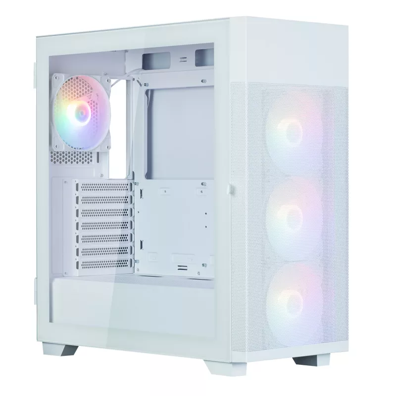 PC-kotelo Zalman S5 NEO WHITE Midi Tower