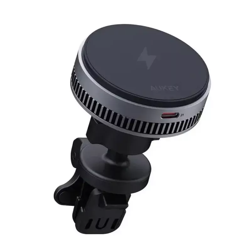 Aukey Mag Fusion Dash Pro HD-MC13A Qi2 15 W langaton autolaturi telineellä ja jäähdytyksellä