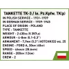 Cobi Blocks Tankette TK-3 rakennussarja – 323 osaa