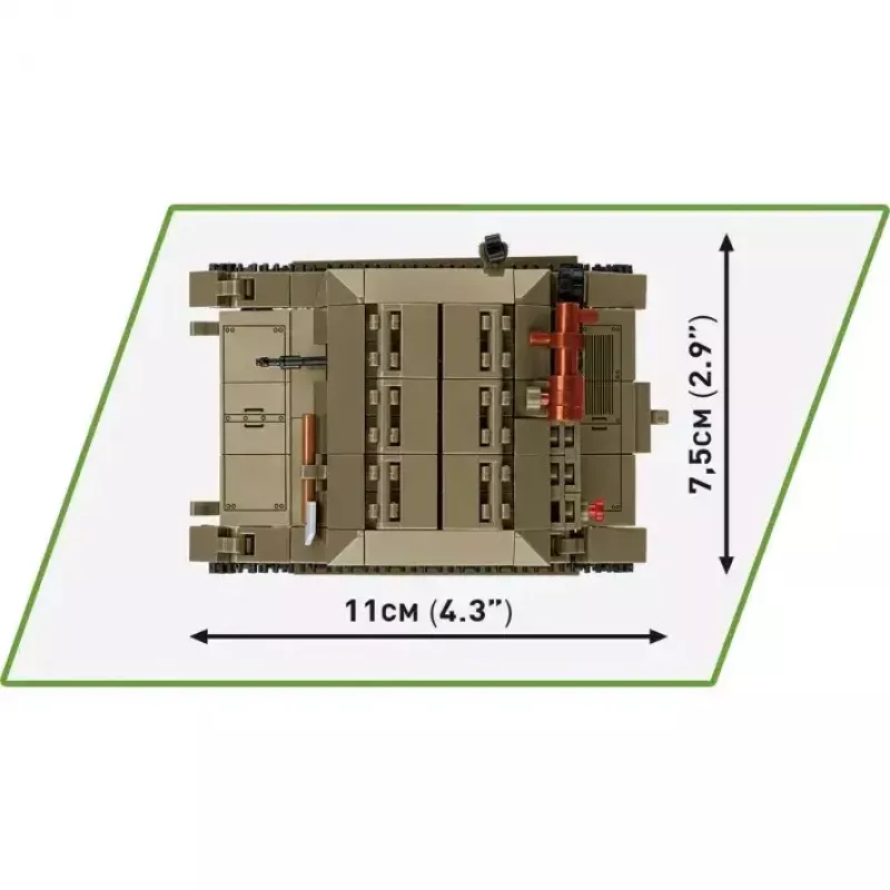 Cobi Blocks Tankette TK-3 rakennussarja – 323 osaa