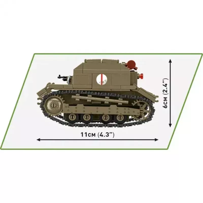 Cobi Blocks Tankette TK-3 rakennussarja – 323 osaa