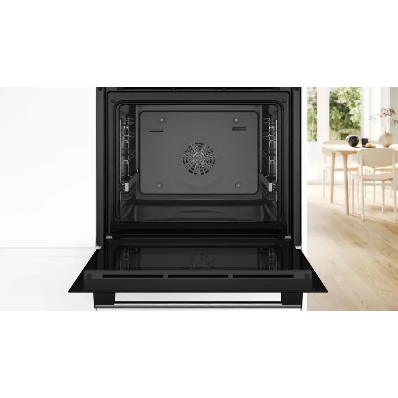 Bosch Serie 4 HBA534ES3 uuni 71 L 3400 W musta, ruostumaton teräs