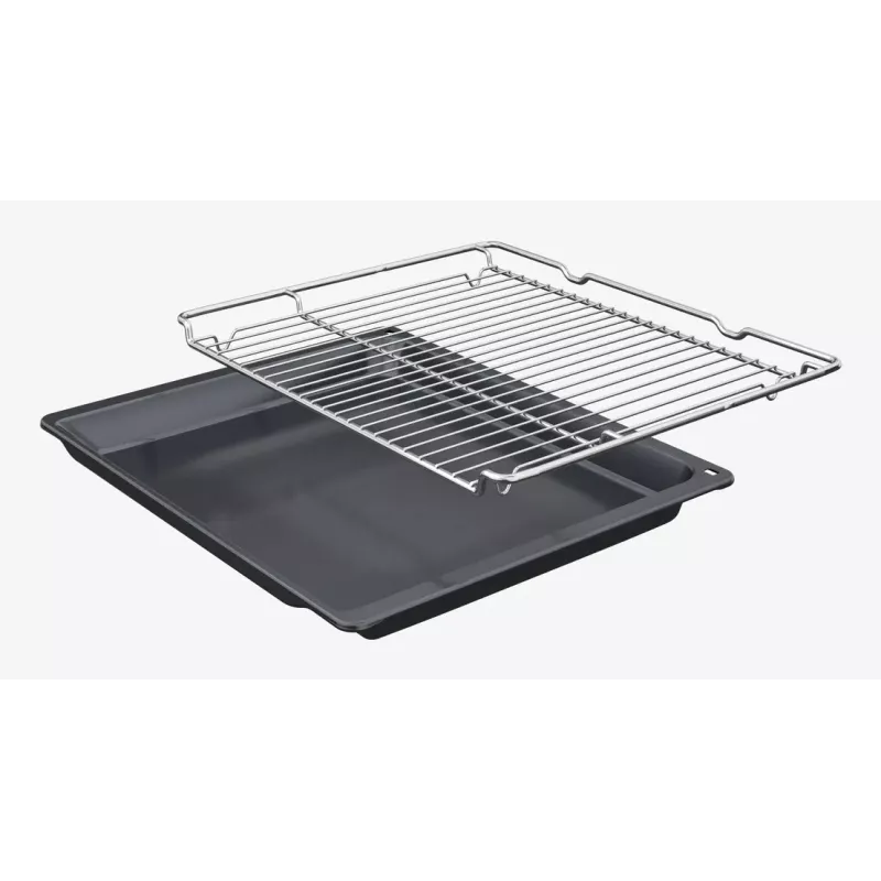 Bosch Serie 4 HBA534ES3 uuni 71 L 3400 W musta, ruostumaton teräs