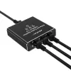 Ethernet-jakaja QOLTEC 52294 1x3 RJ45 USB-C-virtatulolla