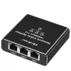 Ethernet-jakaja QOLTEC 52294 1x3 RJ45 USB-C-virtatulolla