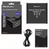 Ethernet-jakaja QOLTEC 52294 1x3 RJ45 USB-C-virtatulolla