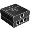 Ethernet-jakaja QOLTEC 52294 1x3 RJ45 USB-C-virtatulolla