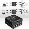 Ethernet-jakaja QOLTEC 52294 1x3 RJ45 USB-C-virtatulolla