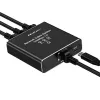 Ethernet-jakaja QOLTEC 52294 1x3 RJ45 USB-C-virtatulolla