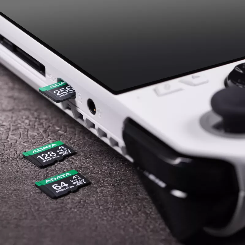 MicroSDXC-kortti ADATA Speed Plus 64 GB UHS Class 3 malli UD64GUI3V30A2SP-RA1