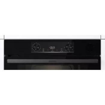 Kalusteisiin asennettava sähköuuni Gorenje BSA6737E15BG — 77 l, musta, digitaalinen ajastin, kiertoilmatoiminto, grilli, pizzatoiminto